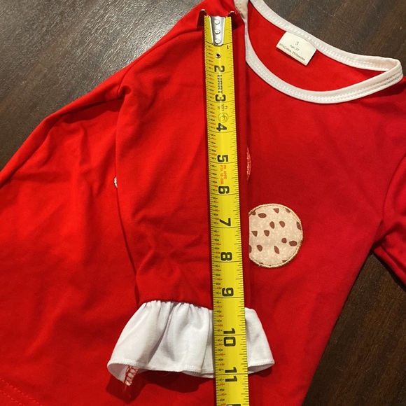824) Boutique Santa & Cookies NWT Girls Sz. 2T Cute - Picture 7 of 10